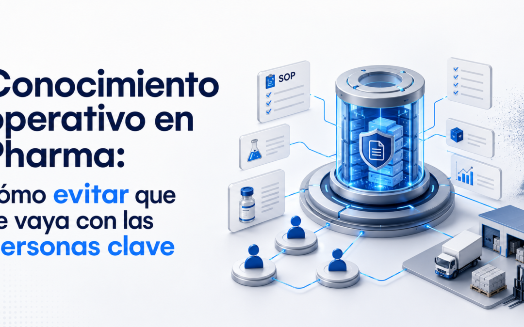 Conocimiento operativo en Pharma: cómo evitar que se vaya con las personas clave